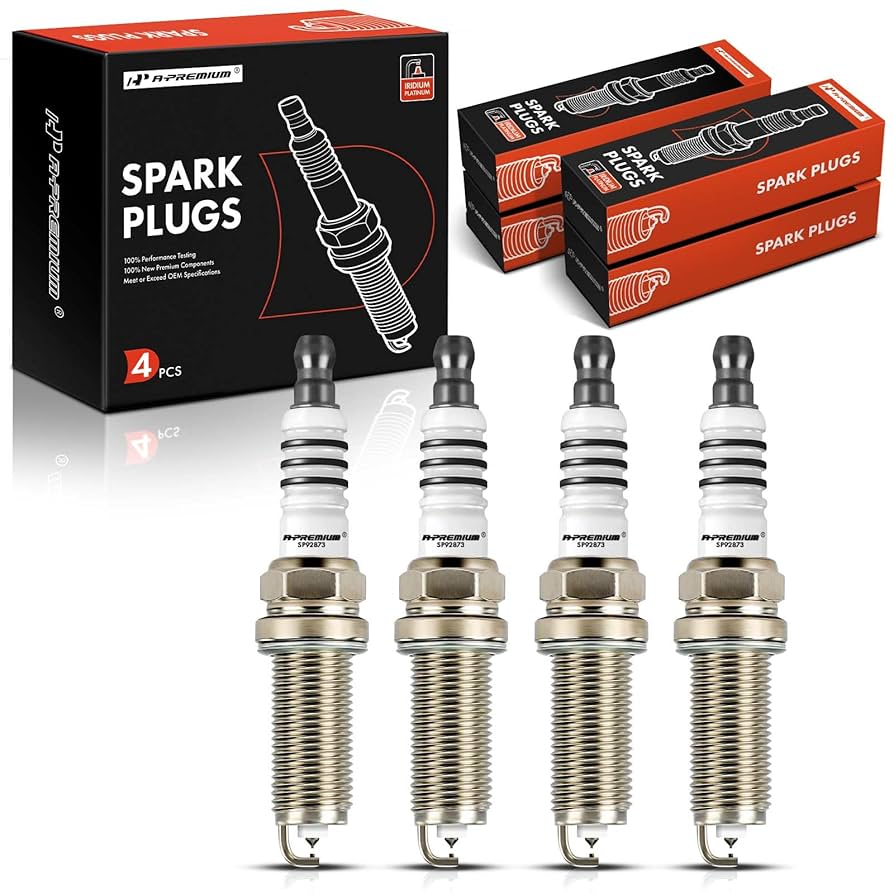 Automotive Replacement Spark Plugs YLQASOON 4 Pcs Spark Plug